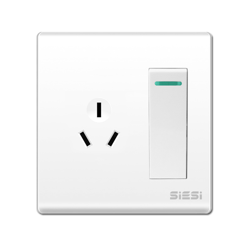 16A 三極插座帶單/雙控開關(guān)